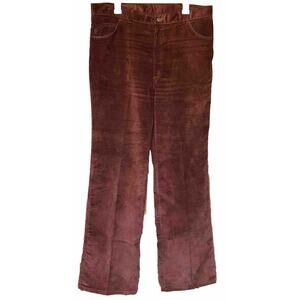 VTG h.i.s Men’s Wide Leg Corduroy Pants Brown W38L34 Y2K